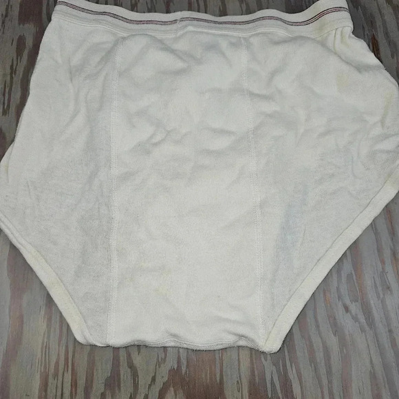60s vintage thrashed trashed tightie whitie briefs double seated bundle - Picture 11 of 14